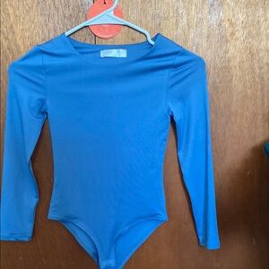 Blue Long Sleeve Kids One Piece